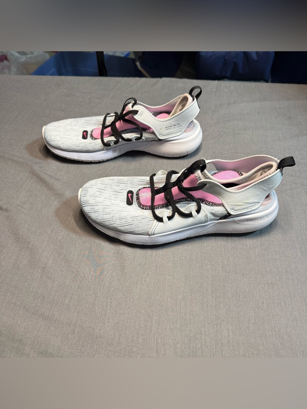 Nike Women’s White & Pink Slip-On Training Sneakers